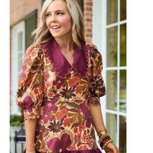 NWT AVARA Betty Dress Medium, Maroon